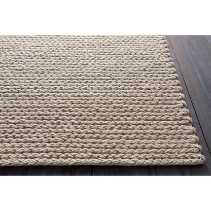 Yukon Rug - 12752 by Surya in light beige. Made from 1000% wool - felted in a unique style.