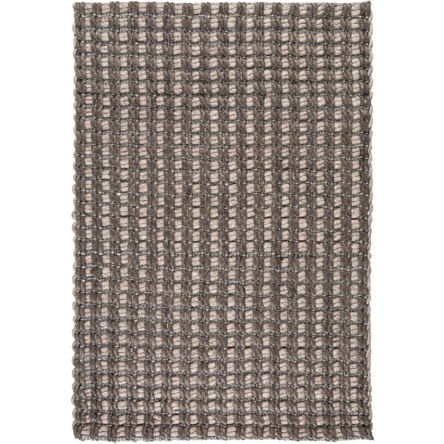 001 60797-23910 | Primary Silo | Yukon Rug - 12753 by Surya in charcoal, light gray. Made from 1000% wool - felted in a unique style.