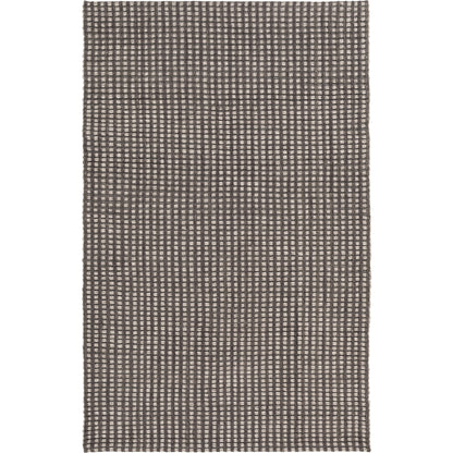 Yukon Rug - 12753 by Surya in charcoal, light gray. Made from 1000% wool - felted in a unique style.