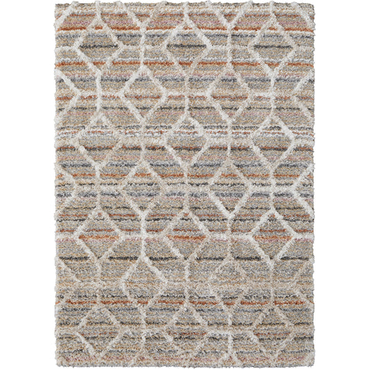 Mynka Transitional Diamond Rug - 39ICF by Feizy. Made from polyester in a unique style.