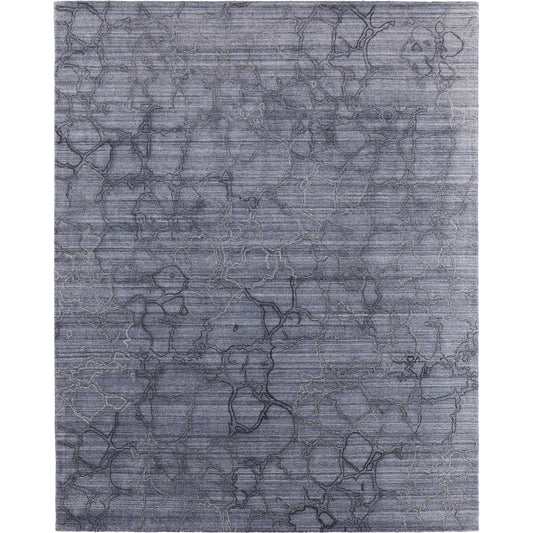 Whitton Rug - 8892F by Feizy in gray, blue. Made from viscose, wool in a unique style.