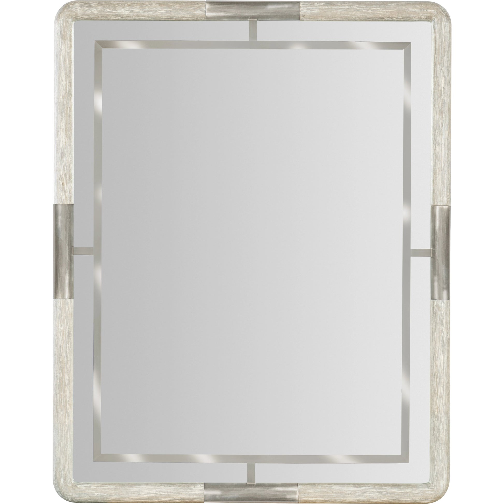 Modern Mood Landscape Mirror by Hooker Furniture. Made from wood, mirror, metal in a modern style.
