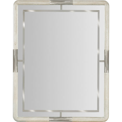 Modern Mood Landscape Mirror by Hooker Furniture. Made from wood, mirror, metal in a modern style.