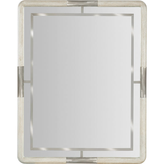 Modern Mood Landscape Mirror by Hooker Furniture. Made from wood, mirror, metal in a modern style.