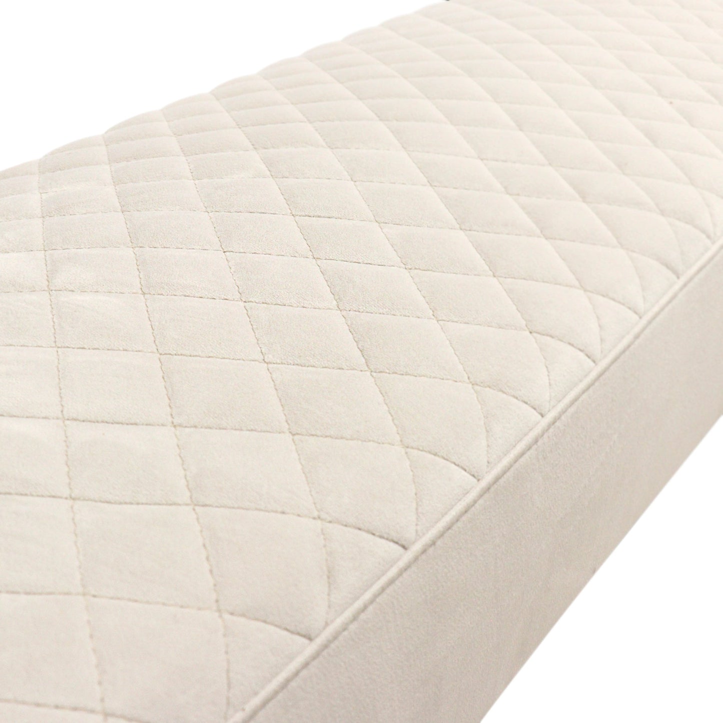 010 SI-2030373 | Closeup | Tribecca Bench by Pasargad Home. Made from acrylic, velvet in a modern style.