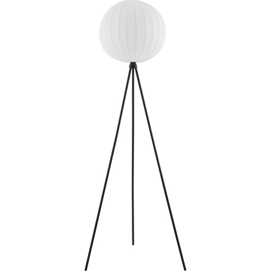 Yalata Accent Floor Lamp by Livabliss in white, black and hand painted. Made from iron, cotton in a unique style.