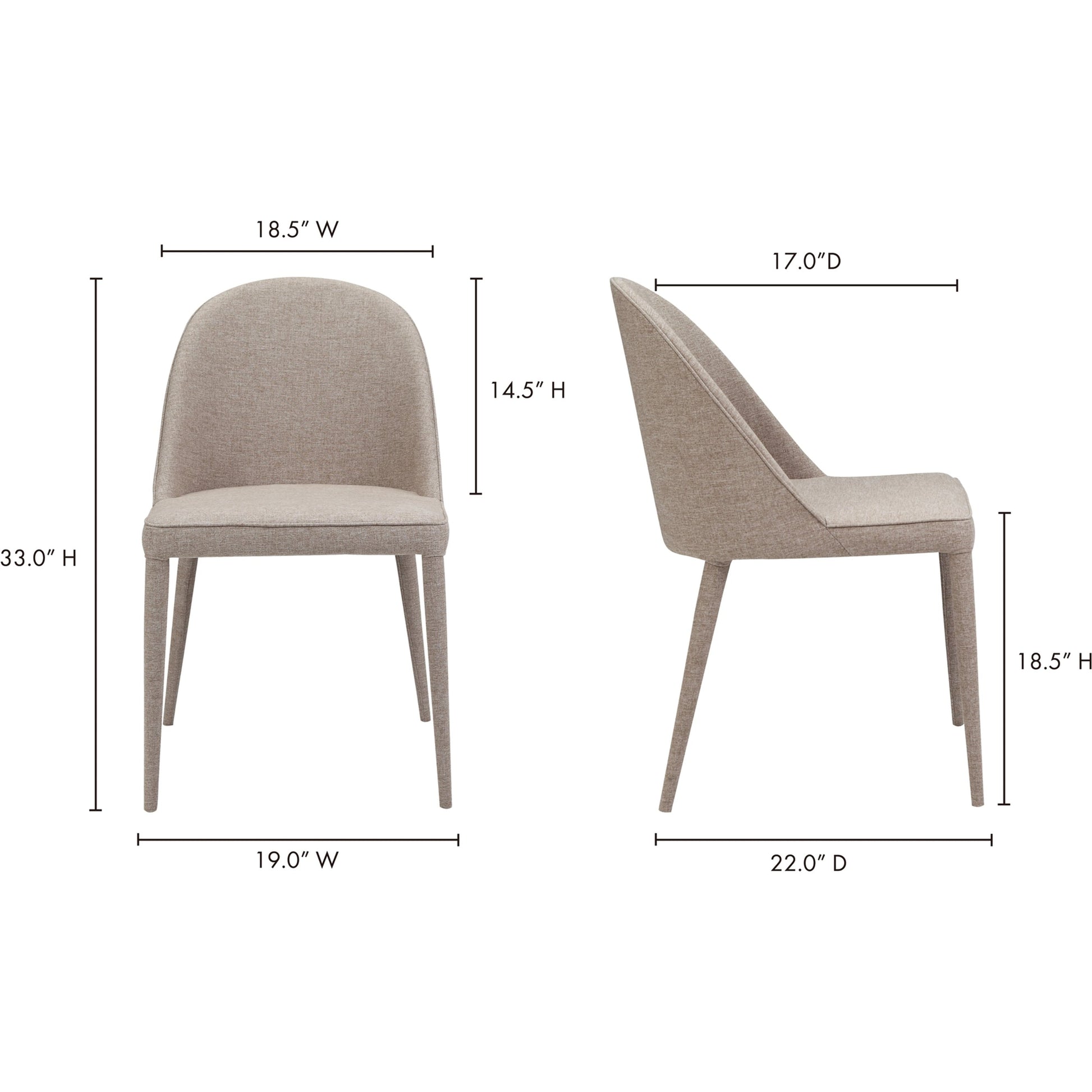 Burton Dining Chair (Set of 2) by Moe's Home Collection. Made from unique in a transitional style.