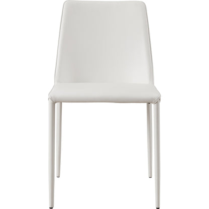 Nora Pu Dining Chair (Set of 2) by Moe's Home Collection. Made from upholstery: 100% polyurethane, iron frame, plywood, foam in a transitional style.