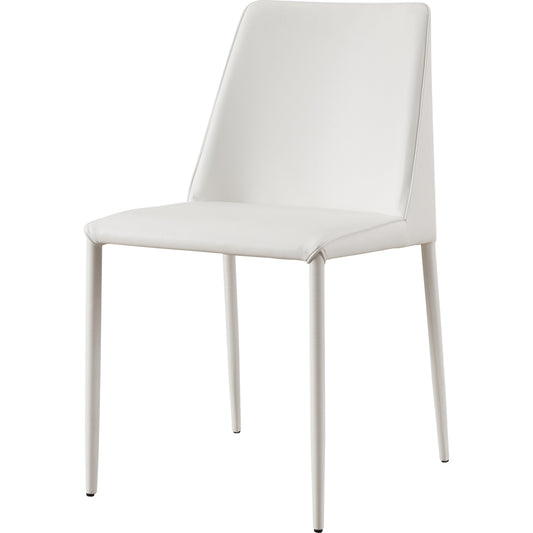 Nora Pu Dining Chair (Set of 2) by Moe's Home Collection. Made from upholstery: 100% polyurethane, iron frame, plywood, foam in a transitional style.