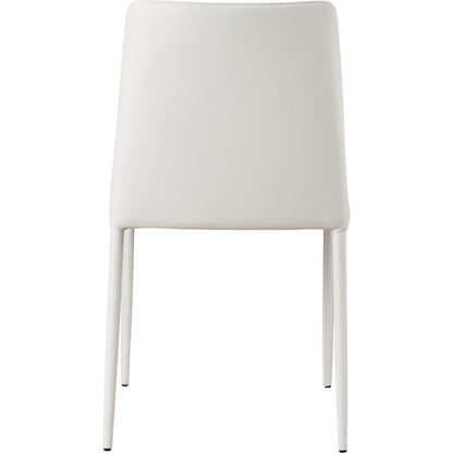 Nora Pu Dining Chair (Set of 2) by Moe's Home Collection. Made from upholstery: 100% polyurethane, iron frame, plywood, foam in a transitional style.