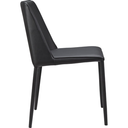 Nora Pu Dining Chair (Set of 2) by Moe's Home Collection. Made from upholstery: 100% polyurethane, iron frame, plywood, foam in a transitional style.