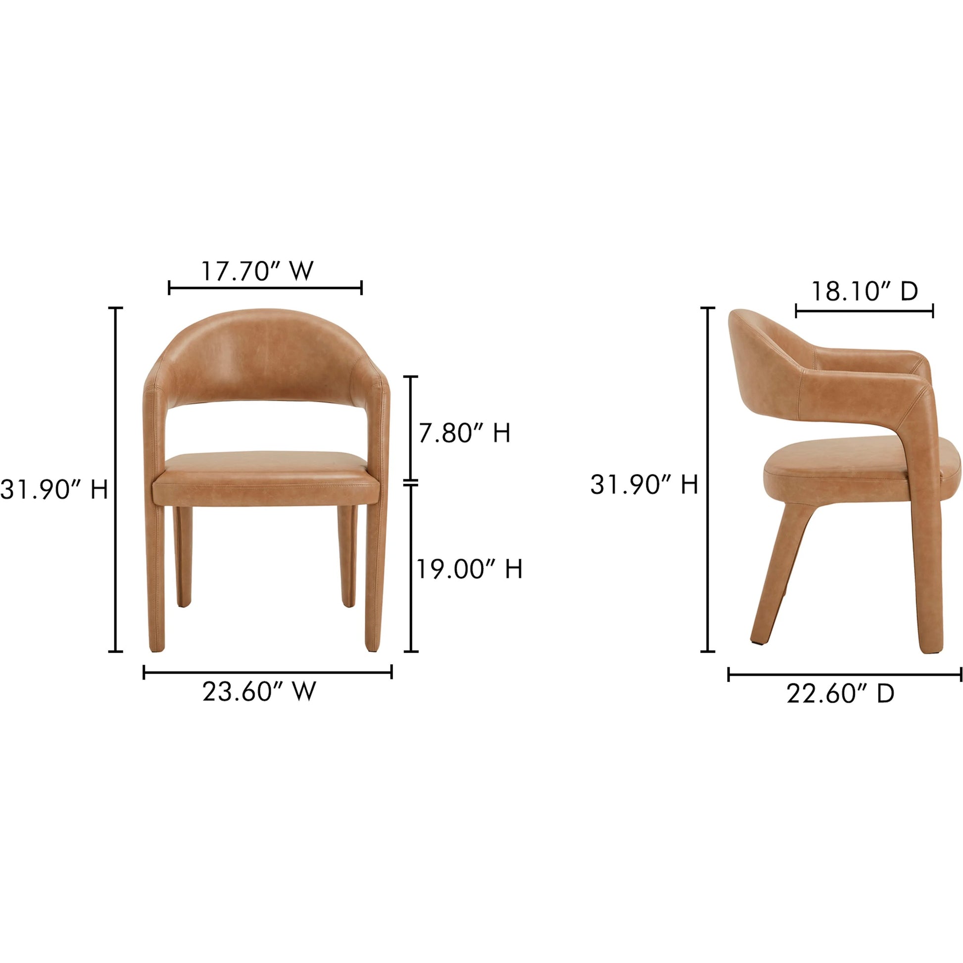 Martens Dining Chair by Moe's Home Collection. Made from unique in a transitional style.