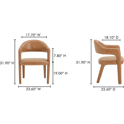 Martens Dining Chair by Moe's Home Collection. Made from unique in a transitional style.
