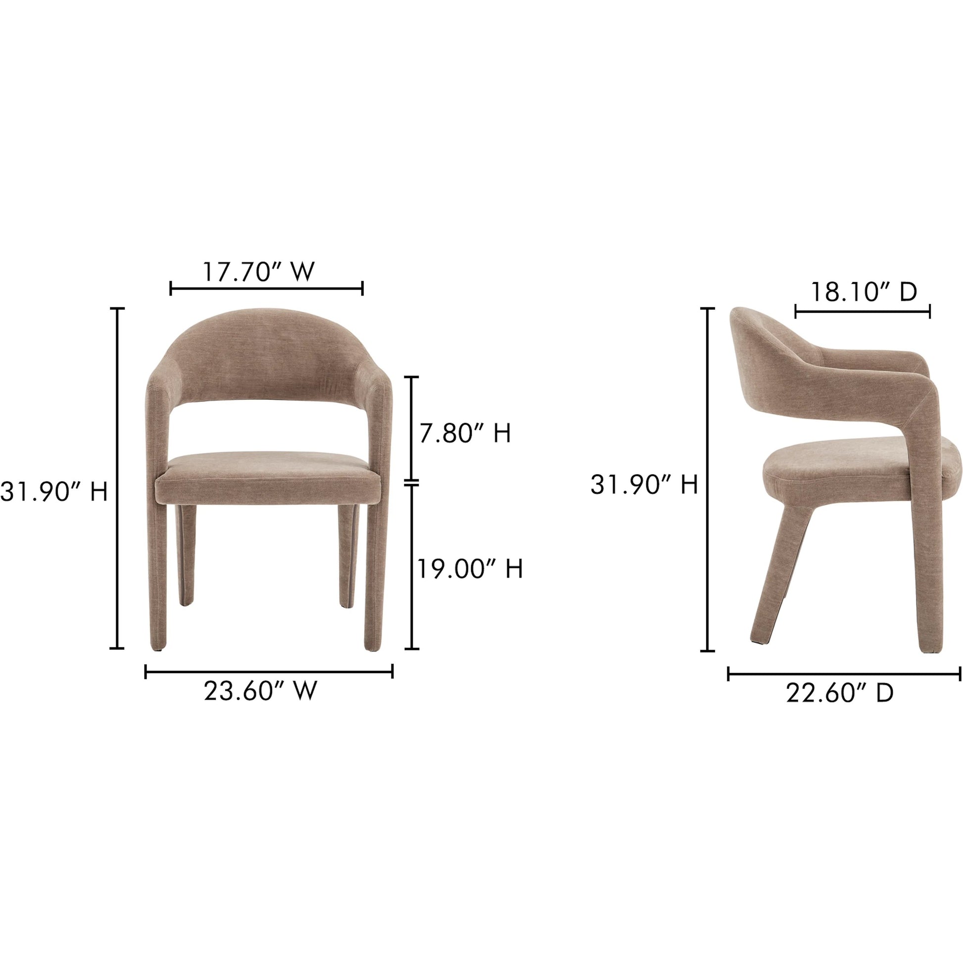 Martens Dining Chair by Moe's Home Collection. Made from unique in a transitional style.