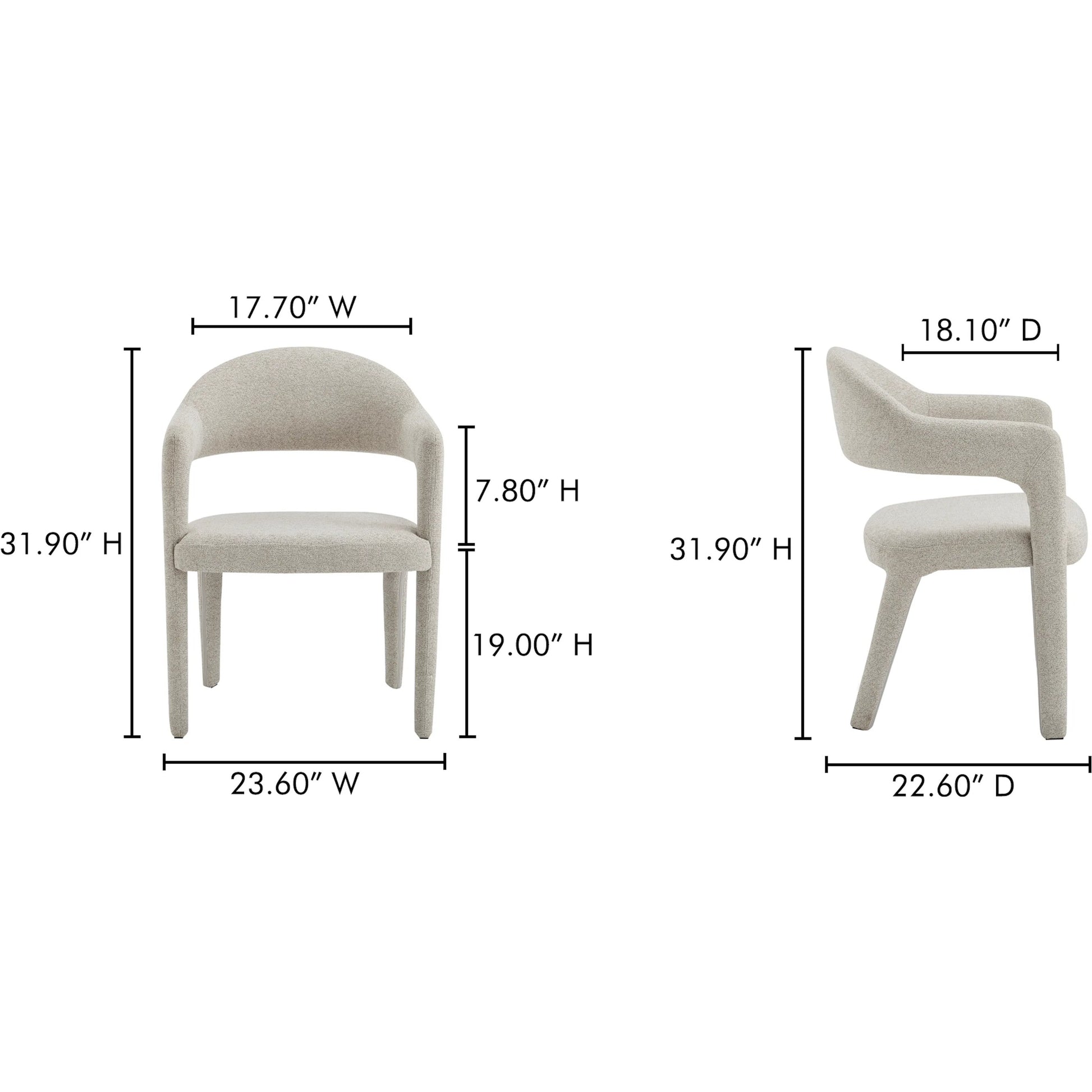 Martens Dining Chair by Moe's Home Collection. Made from unique in a transitional style.
