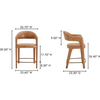 Martens Counter Stool by Moe's Home Collection. Made from unique in a transitional style.