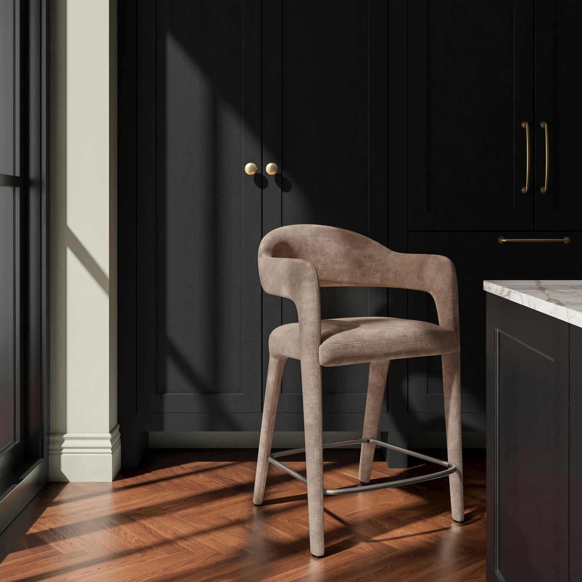 Martens Counter Stool by Moe's Home Collection. Made from unique in a transitional style.