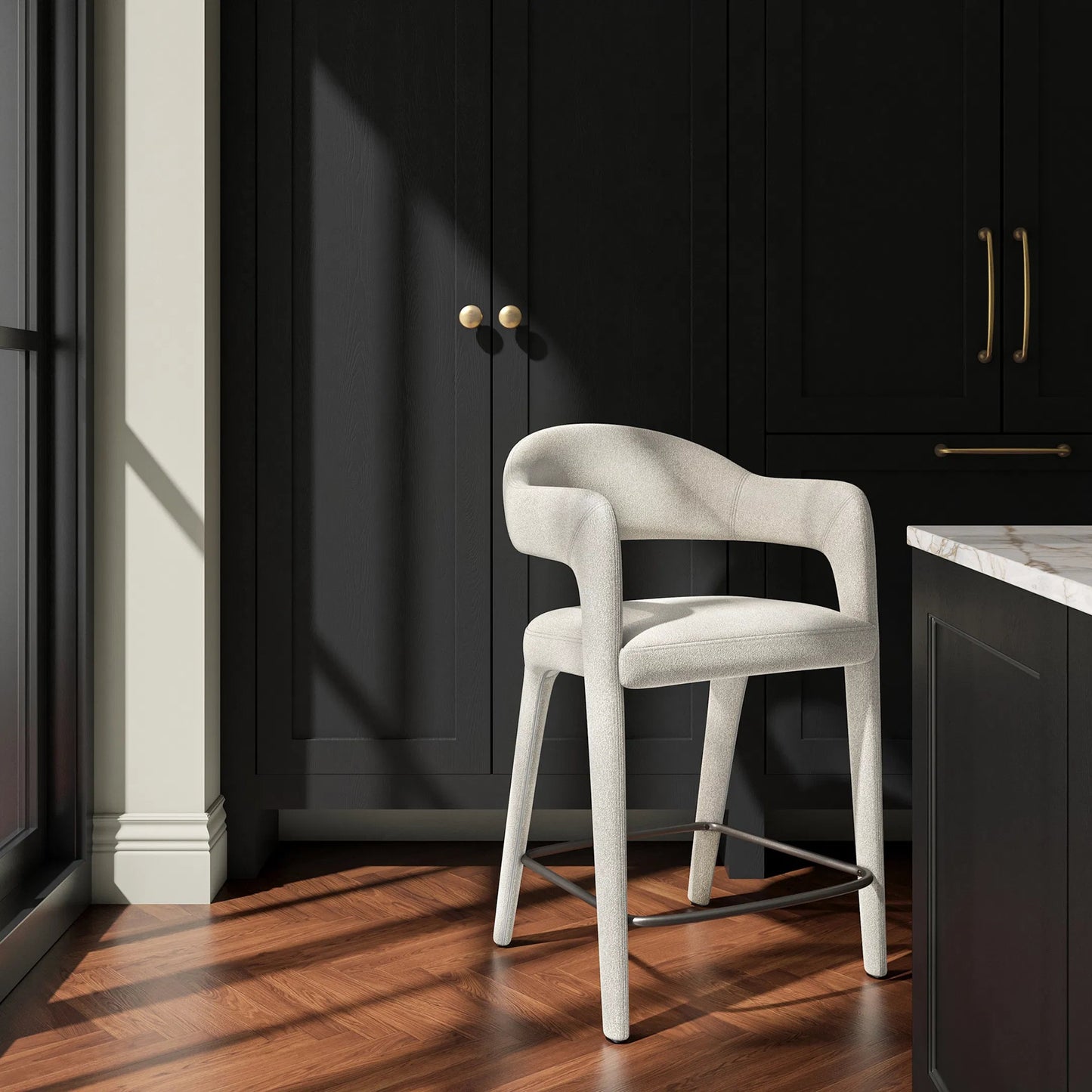 007 SI-2368181 | Lifestyle | Martens Counter Stool by Moe's Home Collection. Made from unique in a transitional style.