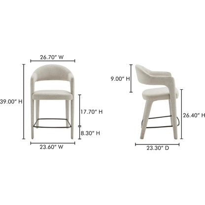 Martens Counter Stool by Moe's Home Collection. Made from unique in a transitional style.
