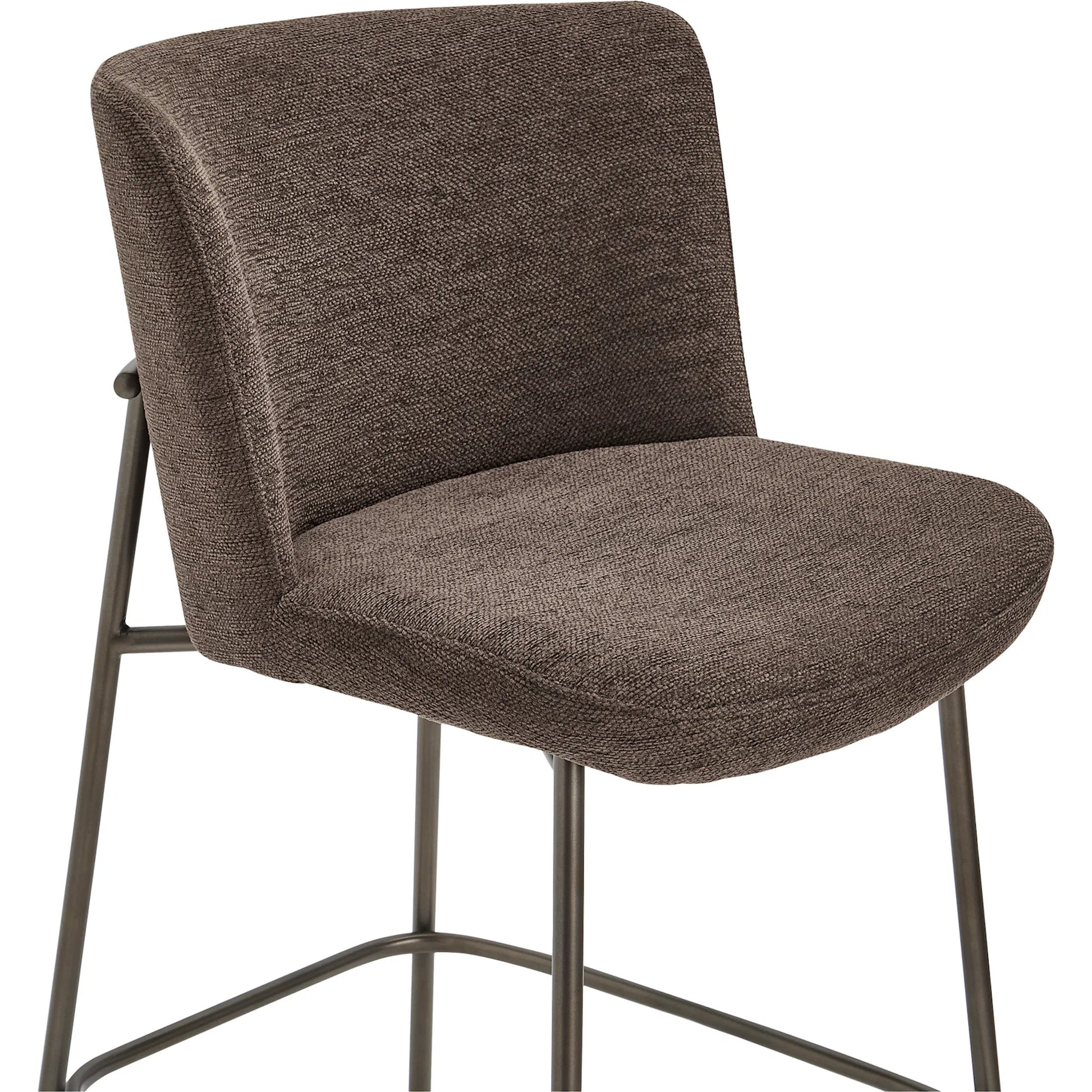 Early Counter Stool by Moe's Home Collection. Made from upholstery: 100% polyester, metal frame, foam, plywood in a transitional style.