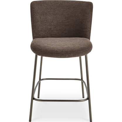 Early Counter Stool by Moe's Home Collection. Made from upholstery: 100% polyester, metal frame, foam, plywood in a transitional style.