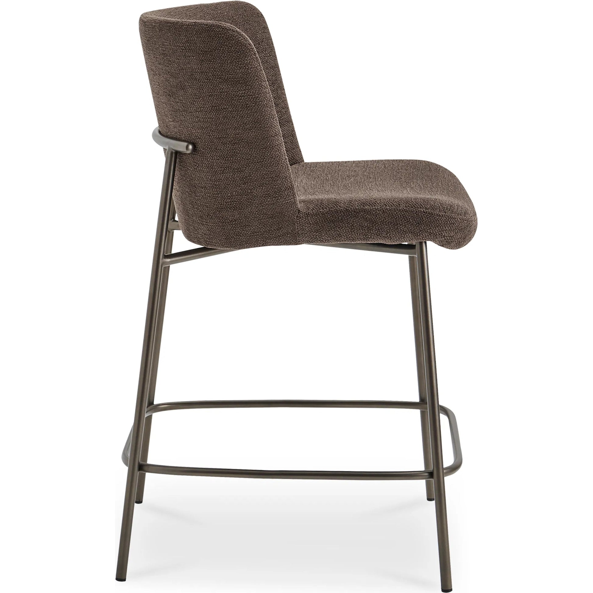 Early Counter Stool by Moe's Home Collection. Made from upholstery: 100% polyester, metal frame, foam, plywood in a transitional style.