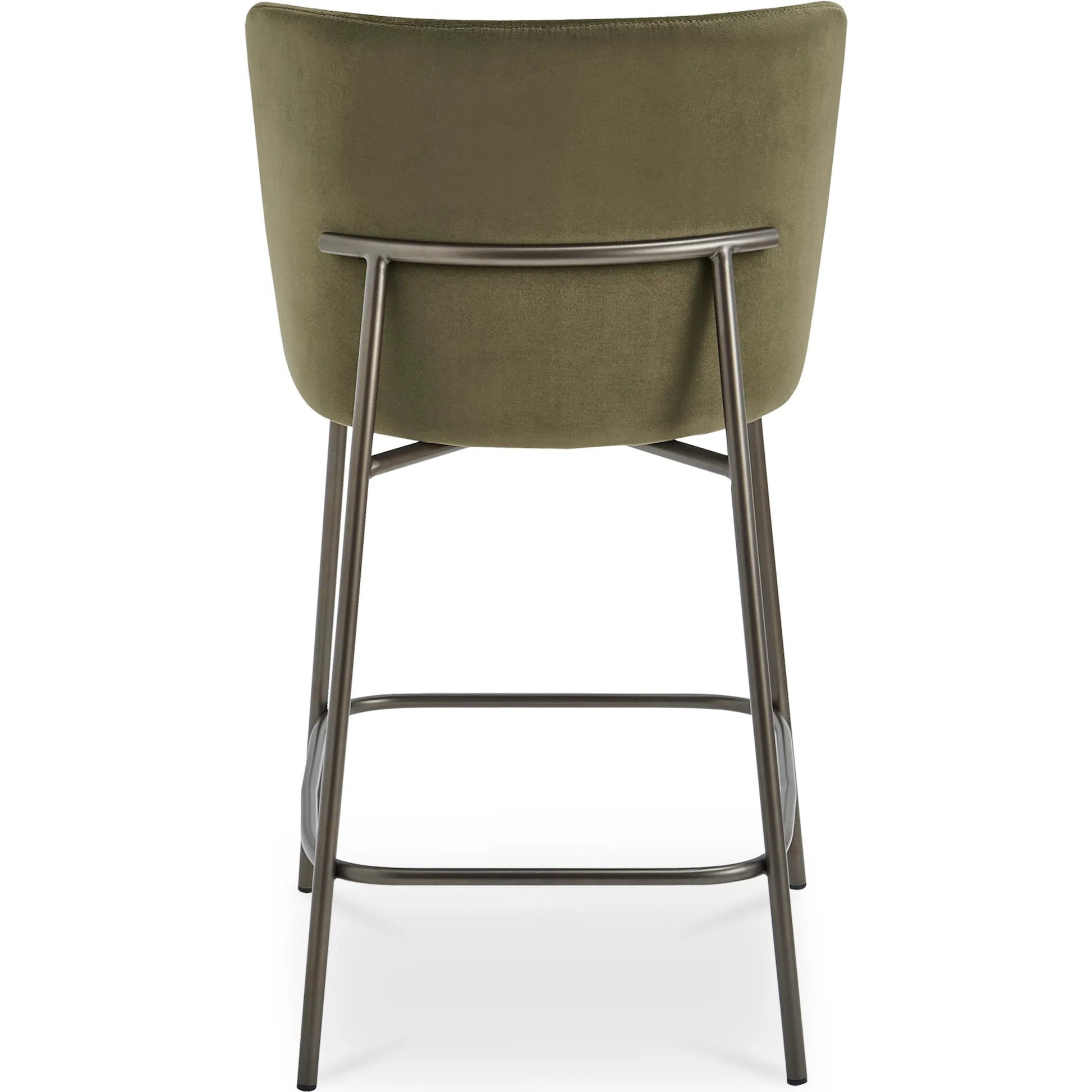 Early Counter Stool by Moe's Home Collection. Made from upholstery: 100% polyester, metal frame, foam, plywood in a transitional style.