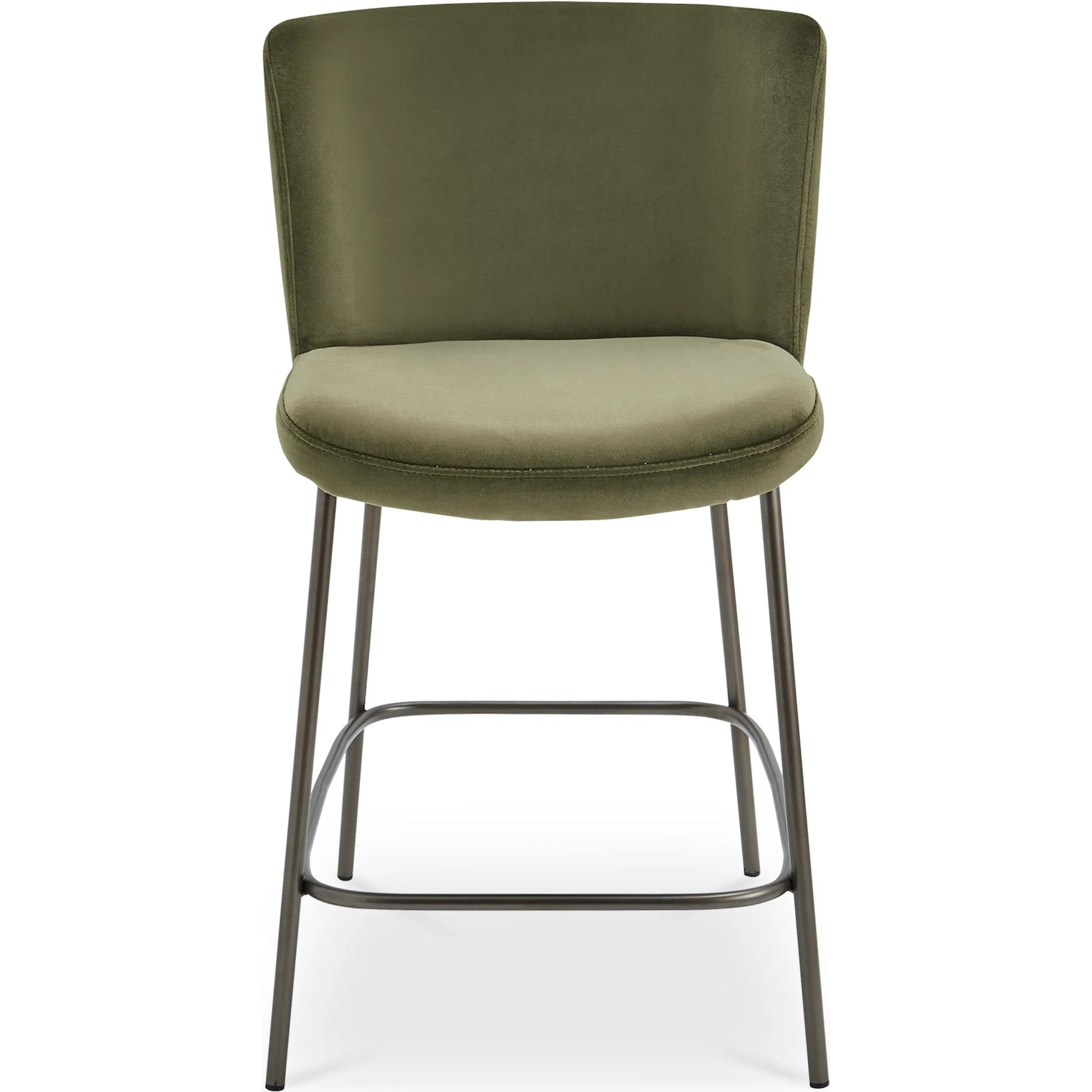 Early Counter Stool by Moe's Home Collection. Made from upholstery: 100% polyester, metal frame, foam, plywood in a transitional style.