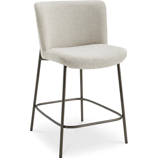 Early Counter Stool by Moe's Home Collection. Made from upholstery: 100% polyester, metal frame, foam, plywood in a unique style.