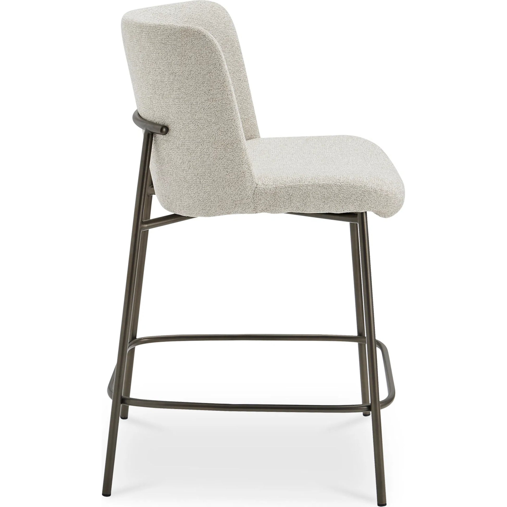 Early Counter Stool by Moe's Home Collection. Made from upholstery: 100% polyester, metal frame, foam, plywood in a transitional style.