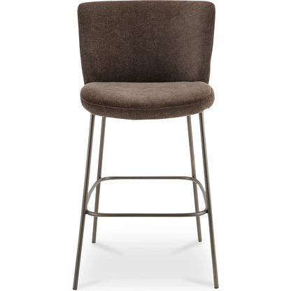 Early Bar Stool by Moe's Home Collection. Made from upholstery: 100% polyester, metal frame, foam, plywood in a transitional style.