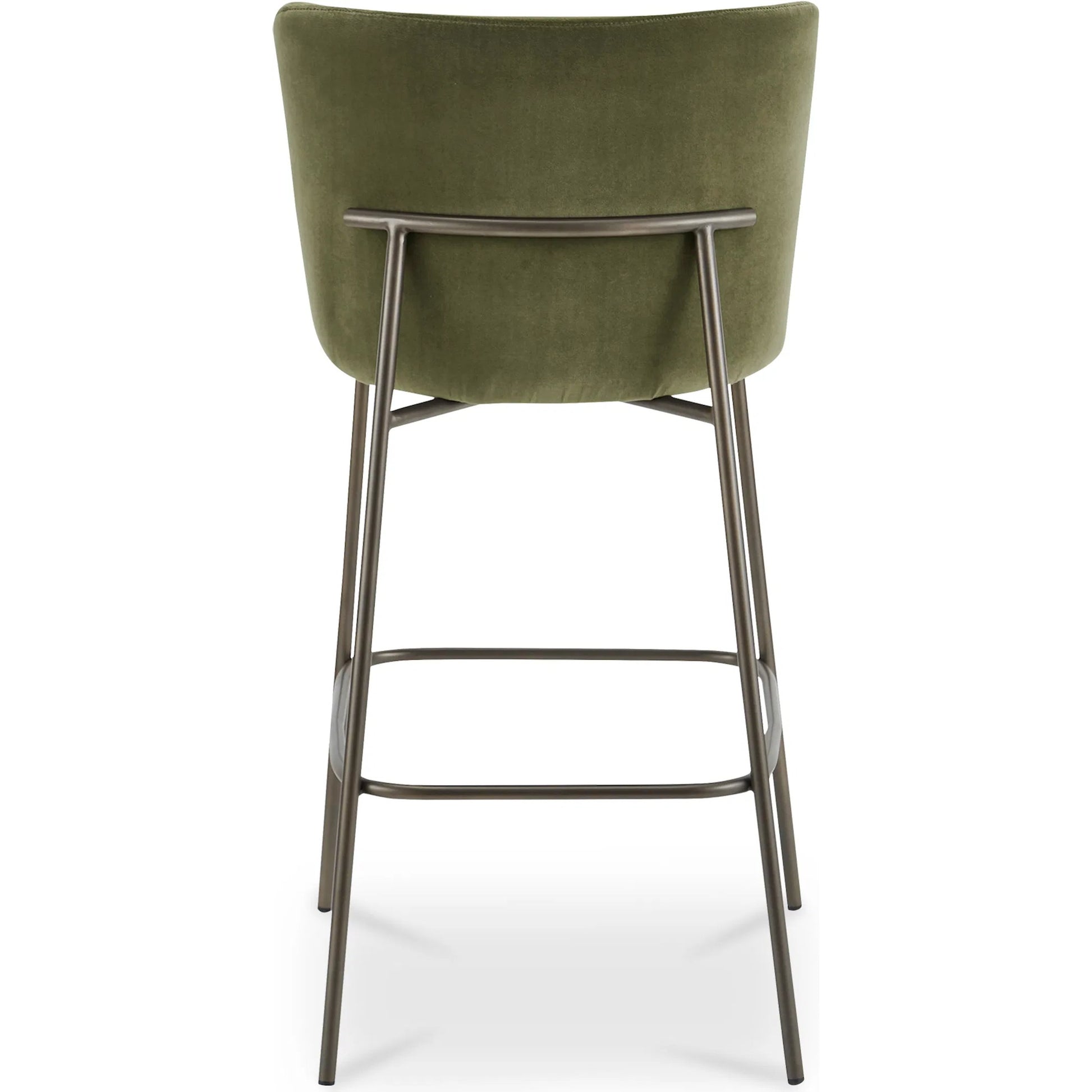 Early Bar Stool by Moe's Home Collection. Made from upholstery: 100% polyester, metal frame, foam, plywood in a transitional style.