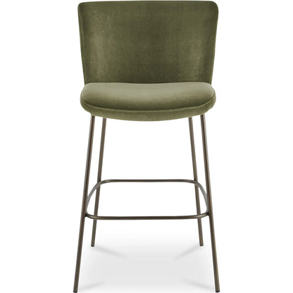 Early Bar Stool by Moe's Home Collection. Made from upholstery: 100% polyester, metal frame, foam, plywood in a transitional style.