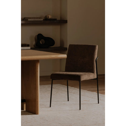 Danny Dining Chair (Set of 2) by Moe's Home Collection. Made from 100% polyester, iron frame, foam, plywood in a transitional style.