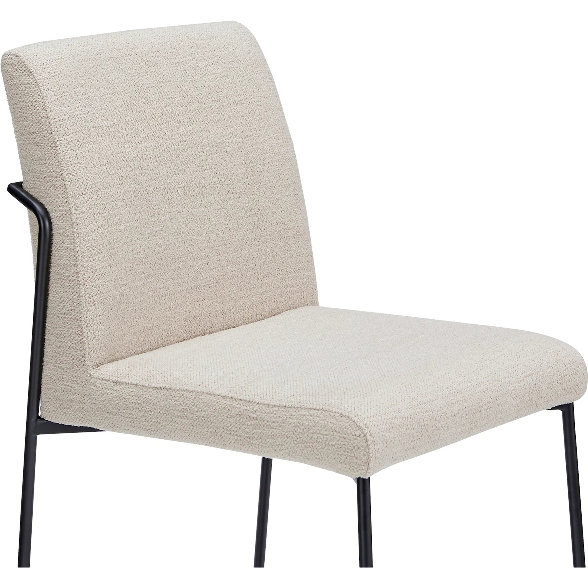 Danny Dining Chair (Set of 2) by Moe's Home Collection. Made from 100% polyester, iron frame, foam, plywood in a transitional style.
