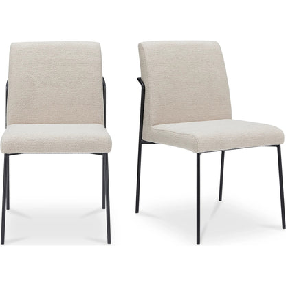 Danny Dining Chair (Set of 2) by Moe's Home Collection. Made from 100% polyester, iron frame, foam, plywood in a transitional style.