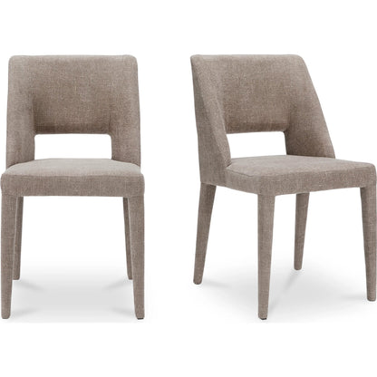 Joyce Dining Chair (Set of 2) by Moe's Home Collection. Made from 100% polyester, iron frame, foam, plywood in a transitional style.