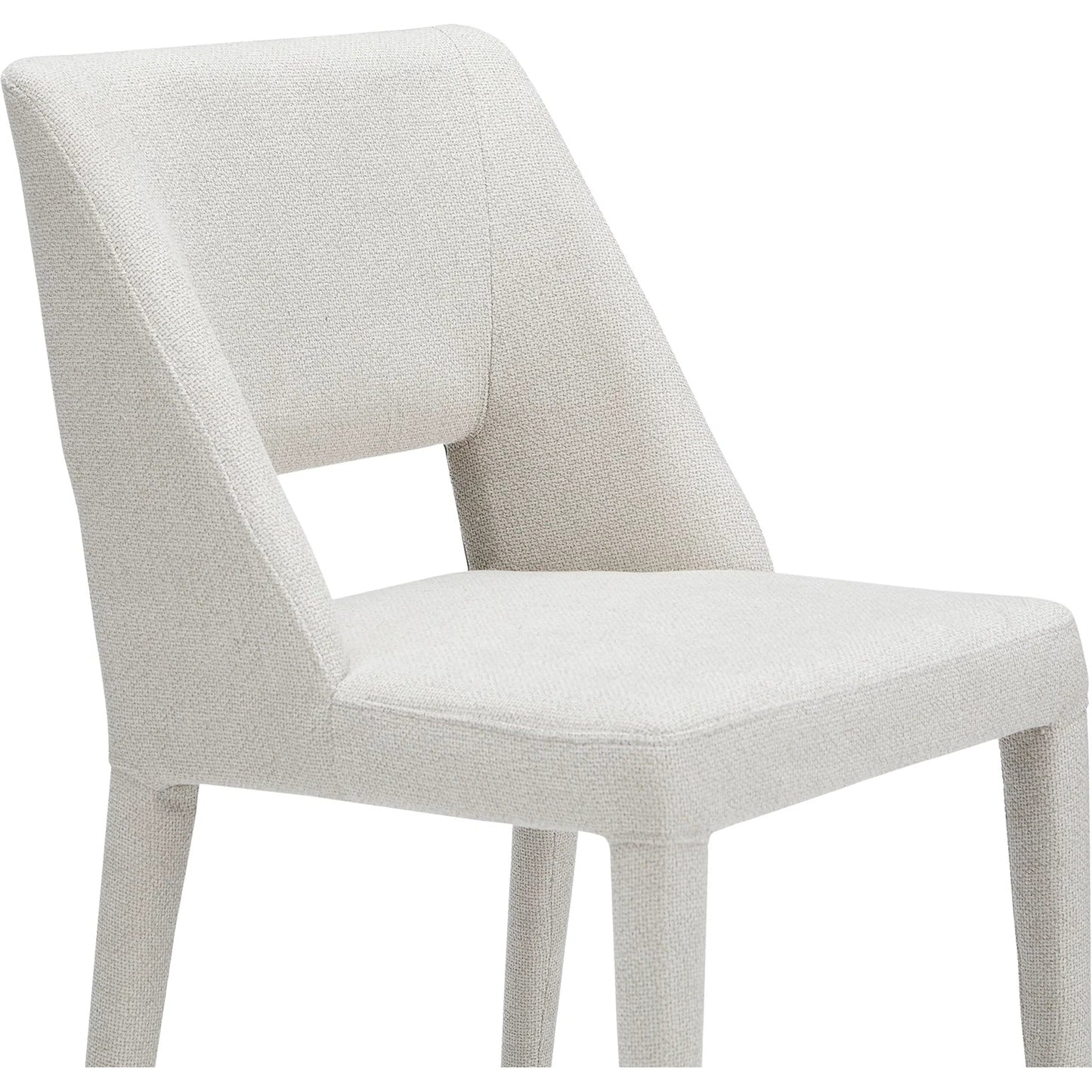015 SI-2441441 | Closeup | Joyce Dining Chair (Set of 2) by Moe's Home Collection. Made from 100% polyester, iron frame, foam, plywood in a transitional style.