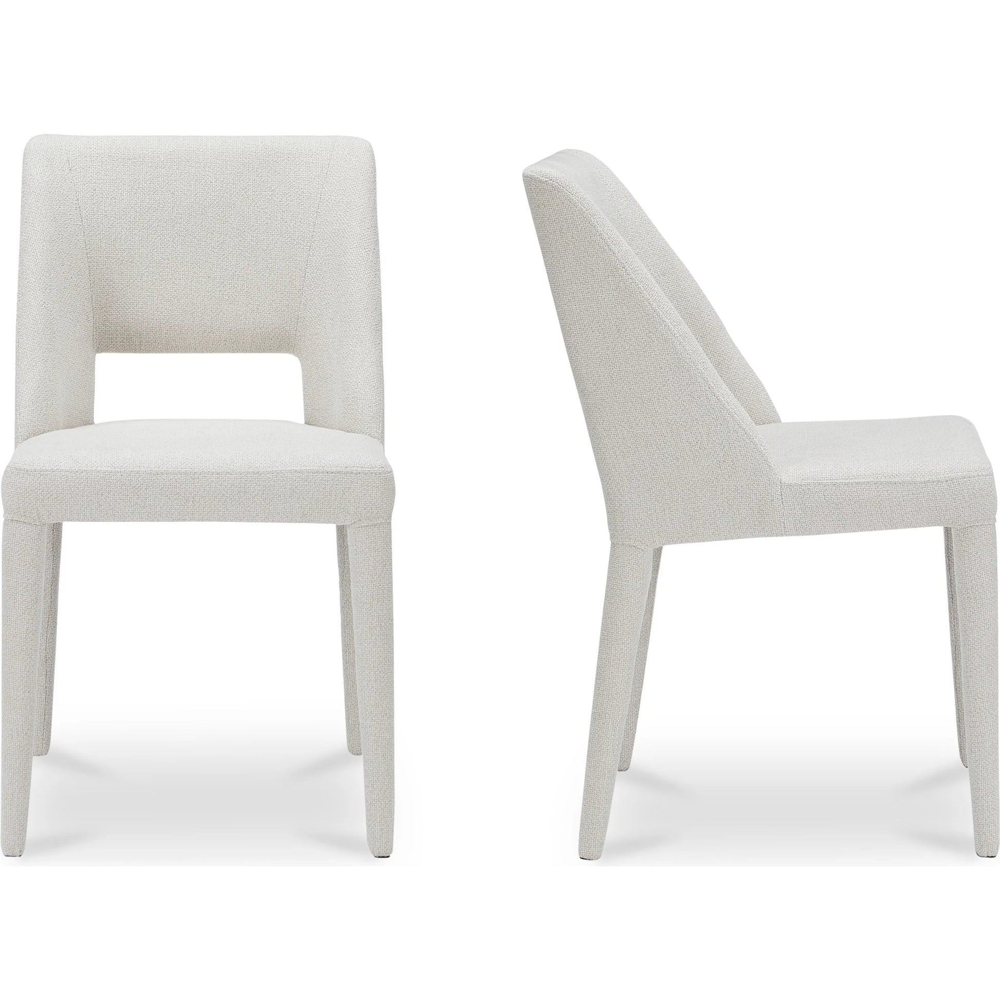 Joyce Dining Chair (Set of 2) by Moe's Home Collection. Made from 100% polyester, iron frame, foam, plywood in a transitional style.
