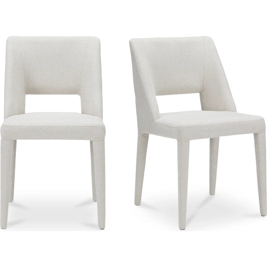 Joyce Dining Chair (Set of 2) by Moe's Home Collection. Made from 100% polyester, iron frame, foam, plywood in a unique style.