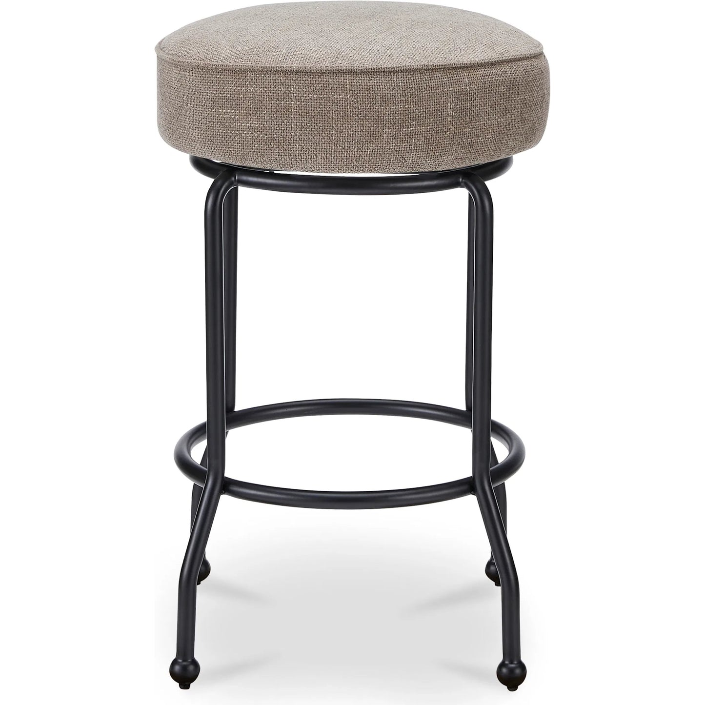 002 SI-2441448 | Primary Silo | Kelsey Swivel Counter Stool by Moe's Home Collection in brown. Made from 100% polyester, iron frame, foam, plywood in a transitional style.