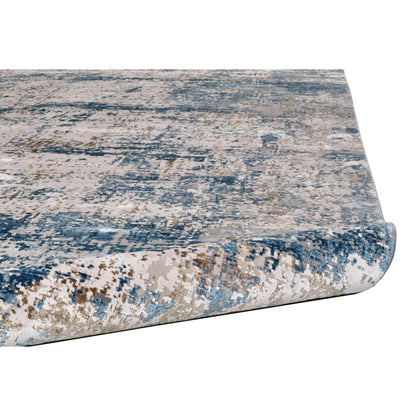 Cadiz Rug - 3891F by Feizy in ivory, tan, blue. Made from viscose, acrylic in a unique style.