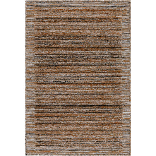 Yasmin Rug - 13840 by Surya in dark grey, prairie dust, taupe, grey. Made from recycled pet yarn in a unique style.