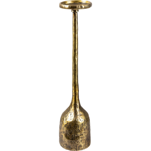 Yamuna Candleholder by Surya in antiqued. Made from main: metal in a modern style.
