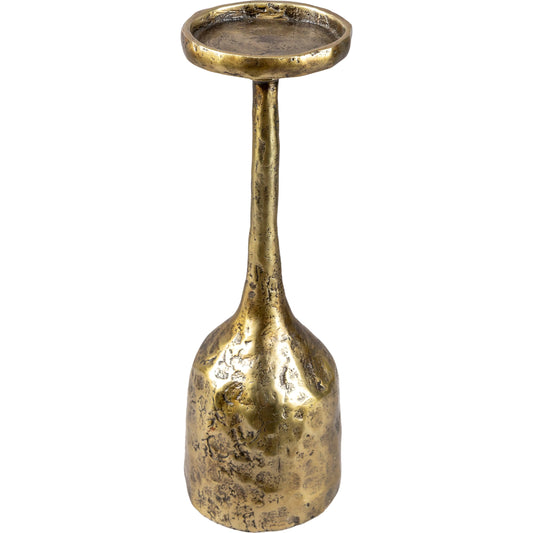 Yamuna Candleholder by Surya in antiqued. Made from main: metal in a modern style.