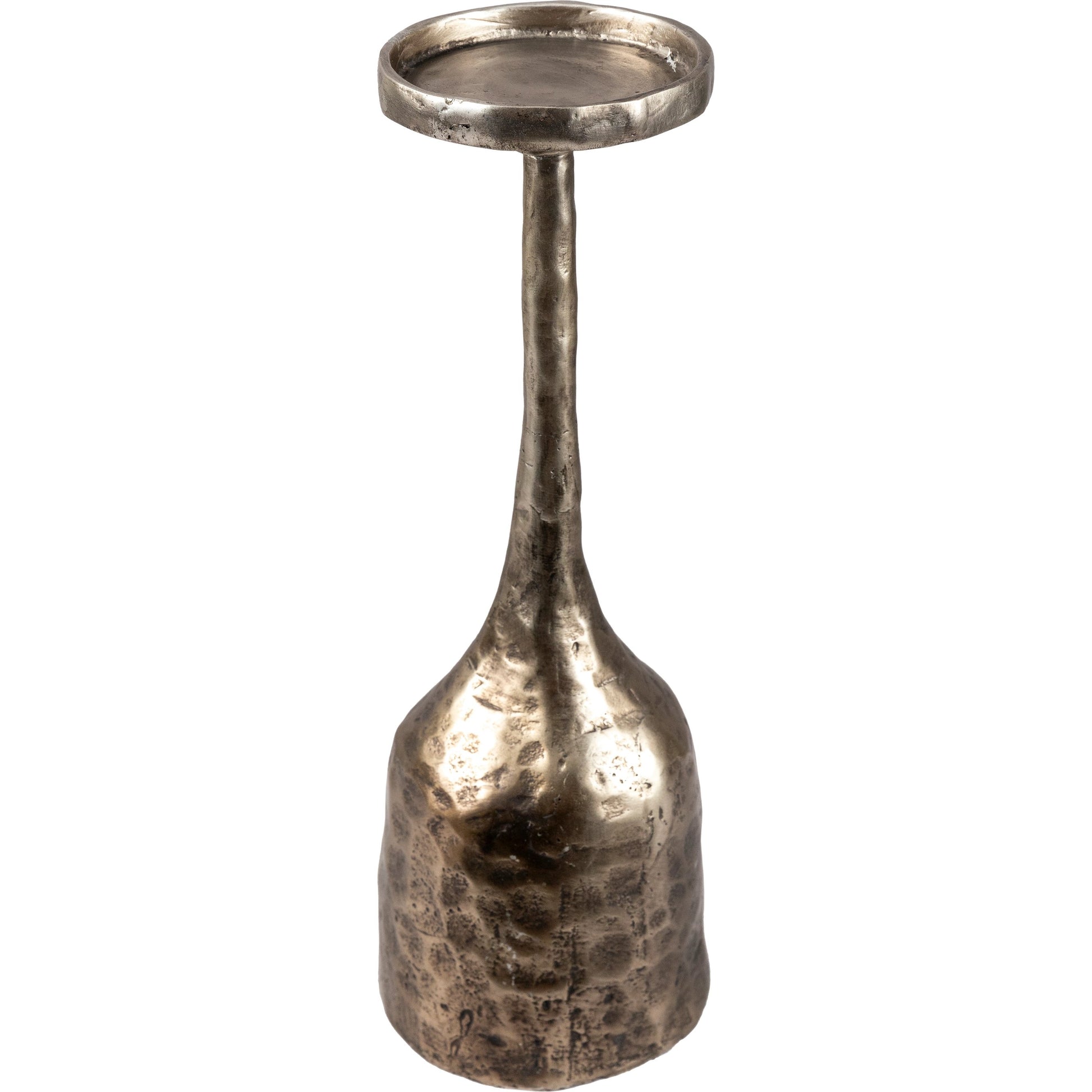 Yamuna Candleholder by Surya in antiqued. Made from main: metal in a modern style.