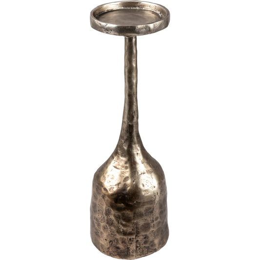 Yamuna Candleholder by Surya in antiqued. Made from main: metal in a modern style.