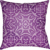 Bright Purple, Bright Pink / 18" x 18"