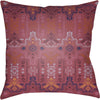 Lilac, White, Navy, Garnet, Dark Purple / 18" x 18"