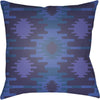 Bright Blue, Violet, Navy / 18" x 18"